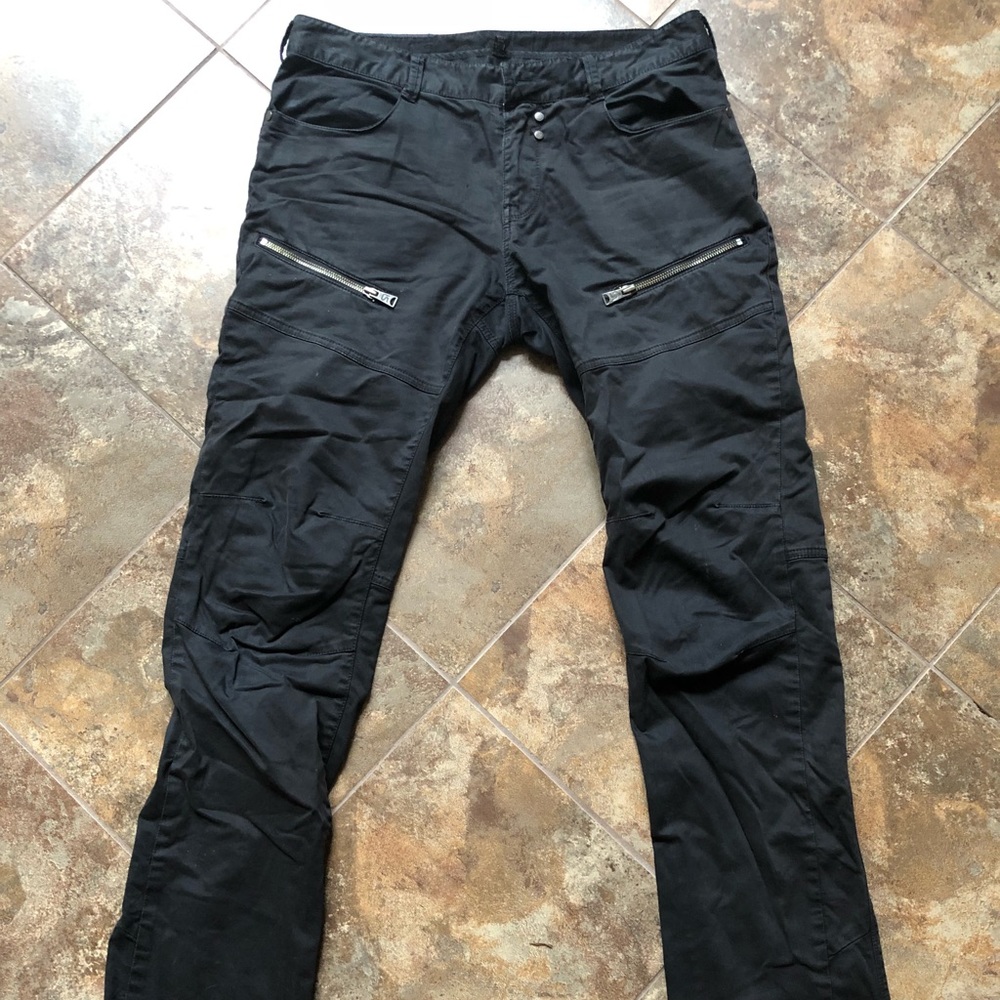 Rogue Moto Zipper brushed cotton pants